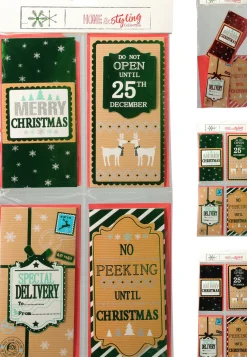 ohgreen Cadeaupapier-En Linten|Set met envelop en kaartjes