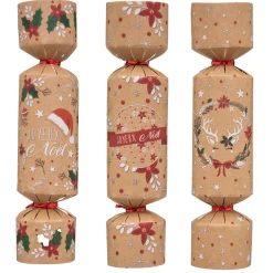 ohgreen Cadeaupapier-En Linten|Set van 6 crackers