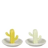 ohgreen Sfeermakers|Sieradenhouder cactus groen geel 2 assorti - h8xd11cm