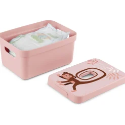 ohgreen Sfeermakers|Ecocheques|Sigma home deksel aap roze - opbergbox 5l