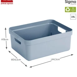 ohgreen Sfeermakers|Ecocheques|Sigma home opbergbox 24l blauw