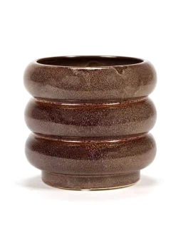 ohgreen Potten En Vazen|Sixties Sierpot m 12,5x12,5x11,5auberg