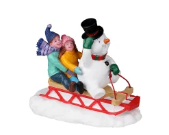 ohgreen Lemax Kerstdorpen|Sledding with frosty