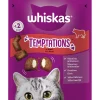 ohgreen Kat Voeding|Snacks voor katten |whiskas temptations rund 60g
