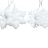 ohgreen Kerstornamenten|Sneeuwvlok foam11cm wit