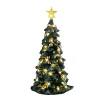 ohgreen Lemax Kerstdorpen|Snowy christmas tree clear light