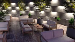 ohgreen Tuinmeubelen|Sofa 3-zit Salvatore in teak en weaving rope (links)