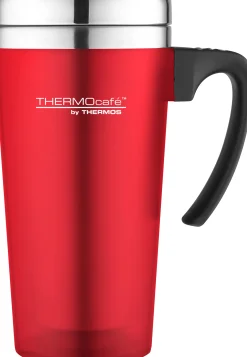 ohgreen In En Rond De Keuken|Soft touch travel mug rood 420ml