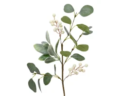 ohgreen Thema Cosy|Kerstdecoratie|Spray op steel polyester 50cm groen/wit