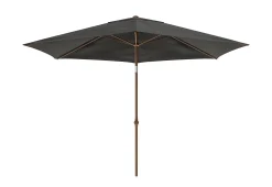 ohgreen Parasol|Staparasol miami d300 alu/teak-grijs