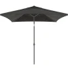 ohgreen Parasol|Staparasol miami 200x200 antraciet-grijs