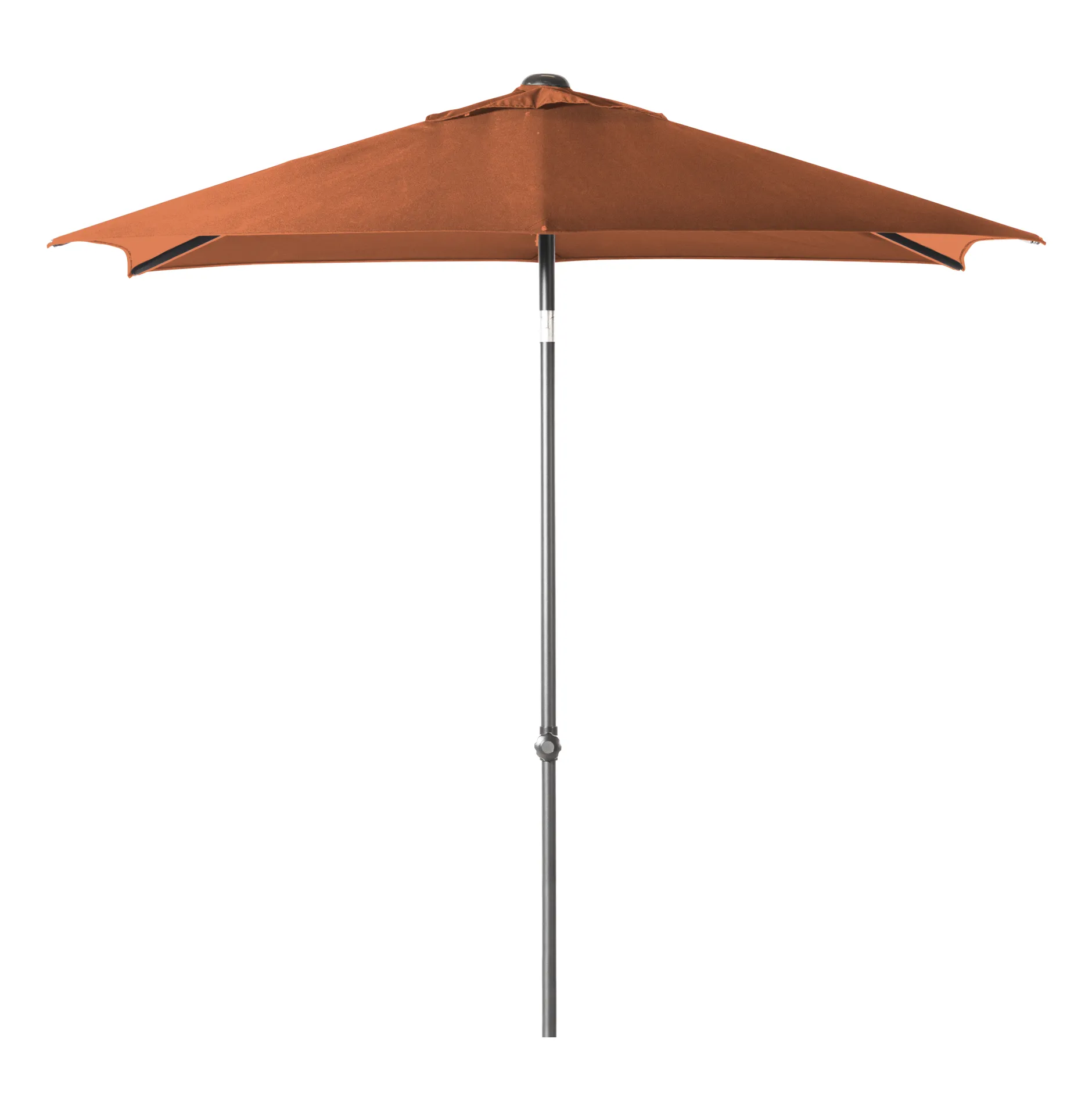 ohgreen Parasol|Staparasol miami 210x150 antraciet-oranje