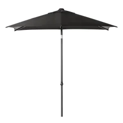 ohgreen Parasol|Staparasol miami 210x150 zwart-grijs