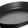 ohgreen Koken|Stapelbaar bord , ovaal 32 cm - zwart
