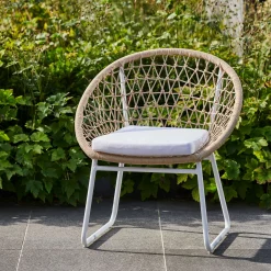 ohgreen Tuinmeubelen|Stoel Madrid wit