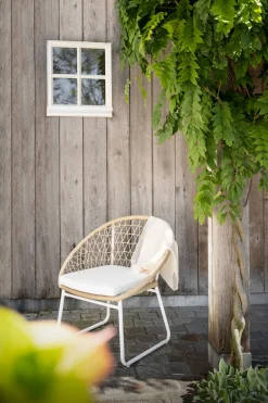 ohgreen Tuinmeubelen|Stoel Madrid wit