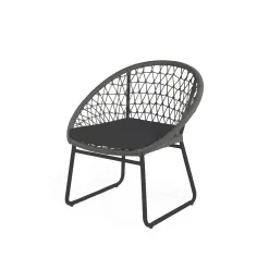 ohgreen Tuinmeubelen|Stoel Madrid zwart