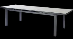 ohgreen Tuinmeubelen|Tafel Albin 220-280x100cm antraciet/keramiek