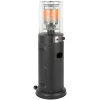 ohgreen Terrasverwarmers|Terrasverwarmer gas Lounge zwart met wielen