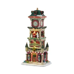 ohgreen Lemax Kerstdorpen|The village square clock tower