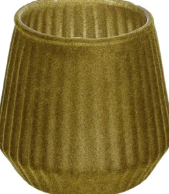 ohgreen Sfeermakers|Herfst|Theelichthouder 9cm glas groen