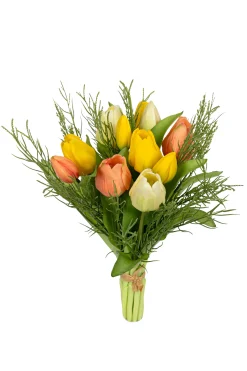 ohgreen Sfeermakers|Tulpenbundel/gras geel/zalm mix
