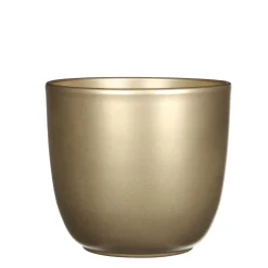 ohgreen Potten En Vazen|Tusca pot rond goud - h18,5xd19,5cm