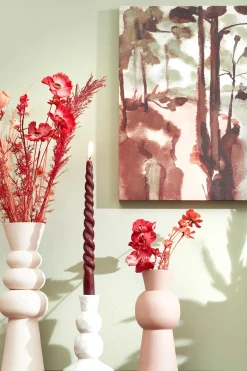 ohgreen Kaarsen|Twist Dinerkaars - Set van 2 - H29 x 2,2 cm