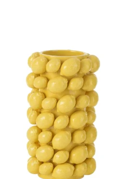 ohgreen Potten En Vazen|Vaas citroenen cover keramiek geel