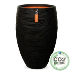 ohgreen Kunststof|Ecocheques|Vaas deluxe rib 40x60 zw