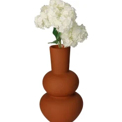 ohgreen Potten En Vazen|Vaas dolomiet terra 10.7x10.7x19.7cm