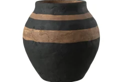 ohgreen Potten En Vazen|Vaas kenia zwart/bruin large