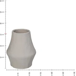 ohgreen Potten En Vazen|Vaas poselein wit 12.6x12.6x15.3cm