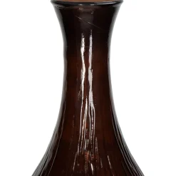 ohgreen Potten En Vazen|Ecocheques|Vaas recycled glas bruin 34x34x75cm