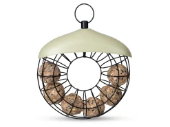 ohgreen Voederhuisjes En Aanverwanten|Vetbolhouder wiel met dak 24cm