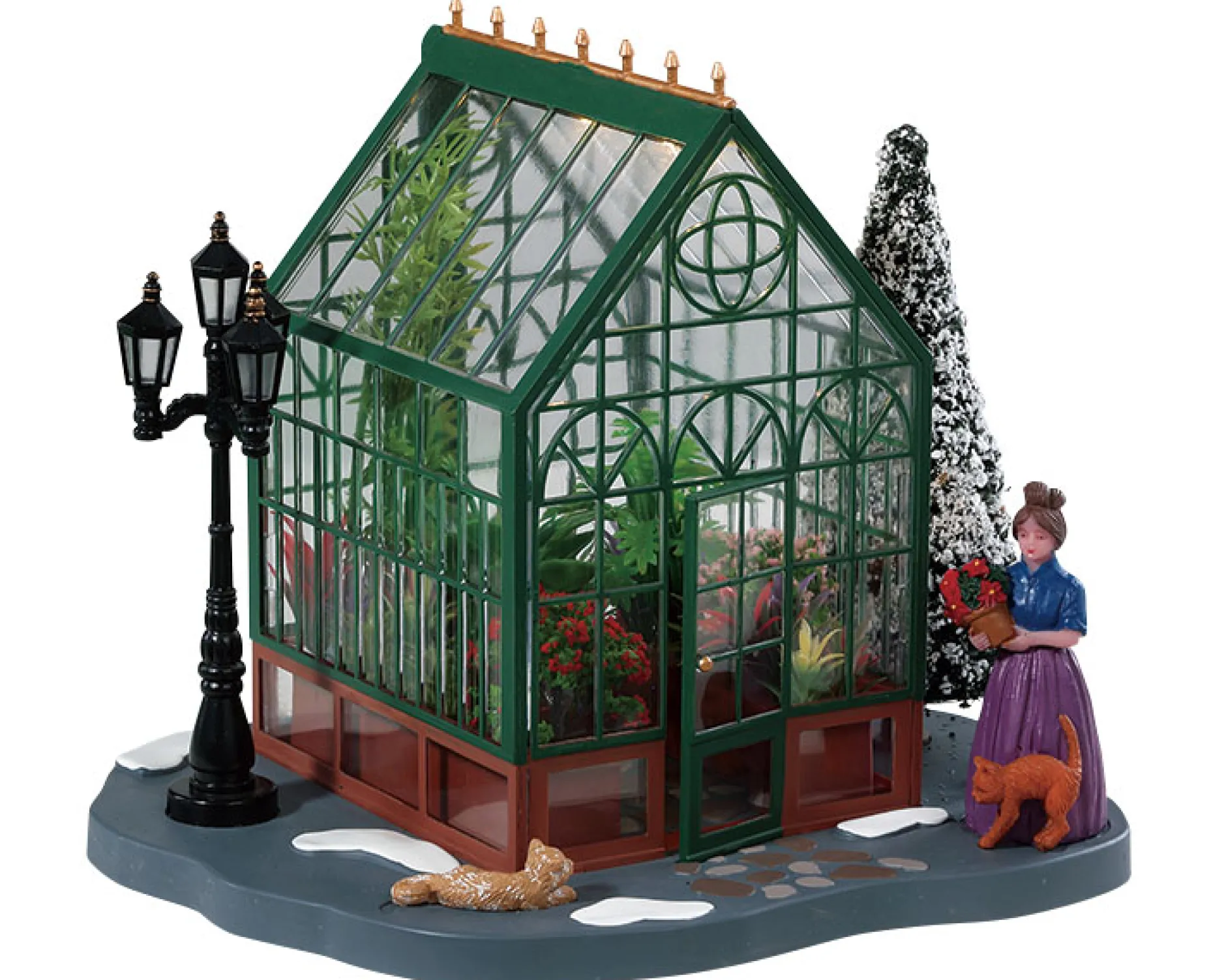 ohgreen Lemax Kerstdorpen|Victoriaanse serre, b/o (4,5v)