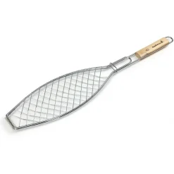 ohgreen Accessoires En Onderhoud|Ecocheques|Visgrill uit chroom en hout 66x14cm FSC 100%