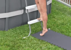 ohgreen Zwemmen|Vloerbeschermer grijs 50x50cm, 8 stuks