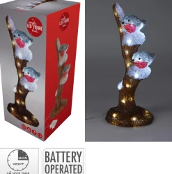 ohgreen Deco Verlichting Buiten|Vogels op tak met led 41cm