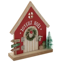 ohgreen Thema Holiday|Kerstdecoratie|Vrolijk kerstfeest deur h19,5cm