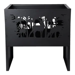 ohgreen Vuur|Vuurkorf rechthoekig herten