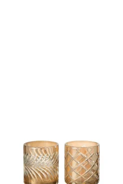 ohgreen Sfeermakers|Windlicht diamant gl gd sass2 (8x8x9cm)