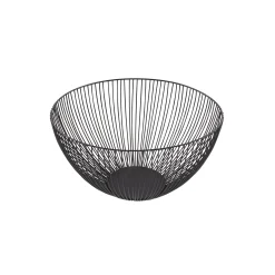 ohgreen Servies|WIRE MAND ZWART D25CM H14CM