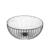 ohgreen Servies|WIRE MAND ZWART D30CM H13CM