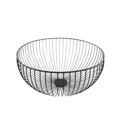 ohgreen Servies|WIRE MAND ZWART D30CM H13CM