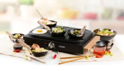 ohgreen Keukentoestellen|Wok party set hout 1000W ILAG