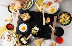 ohgreen Keukentoestellen|Wok party set hout 1000W ILAG