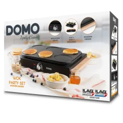 ohgreen Keukentoestellen|Wok party set hout 1000W ILAG