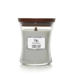 ohgreen Geuren|Woodwick Geurkaars lavender & cedar medium