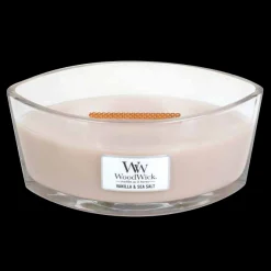 ohgreen Geuren|Woodwick Geurkaars vanilla & sea salt ellipse